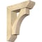 Ekena Millwork Westlake Slat Rough Sawn Bracket w/ Offset Brace, Douglas Fir, 6"W x 20"D x 24"H BKT0604X20X24WTL06RDF - alternate 1